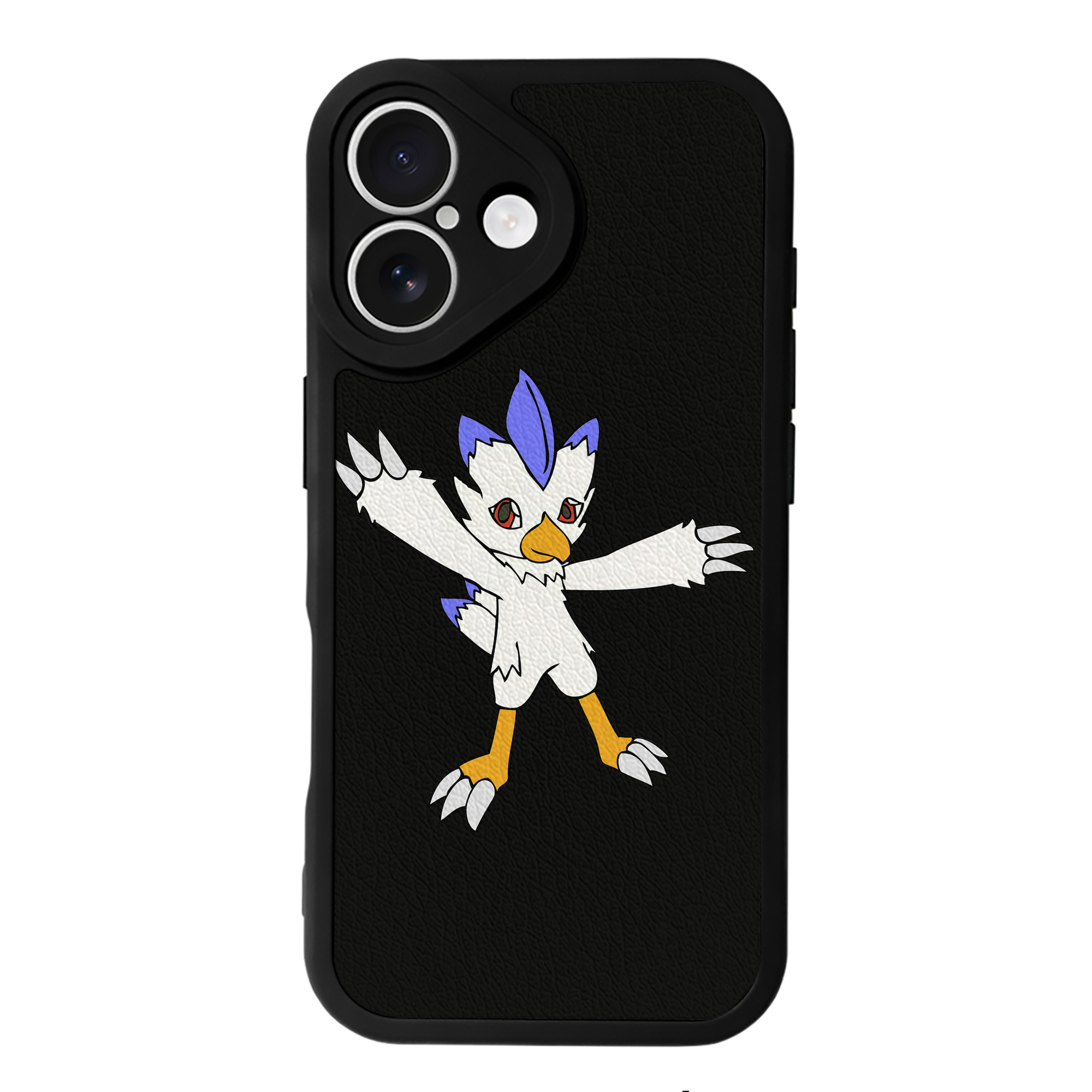 （画像用） Digimon デジタルモンスター/デジモン 【iPhone 16シリーズ対応】シリコンスマホケース（レザー調） 材質：シリコン